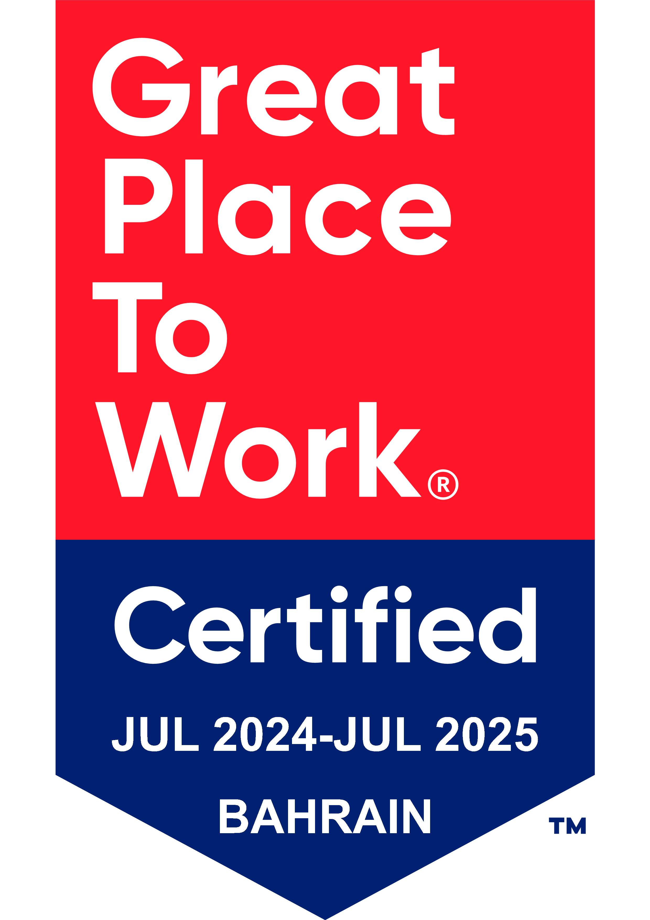 Great Place To Work Certified JUL 2024-JUL 2025 BAHRAIN